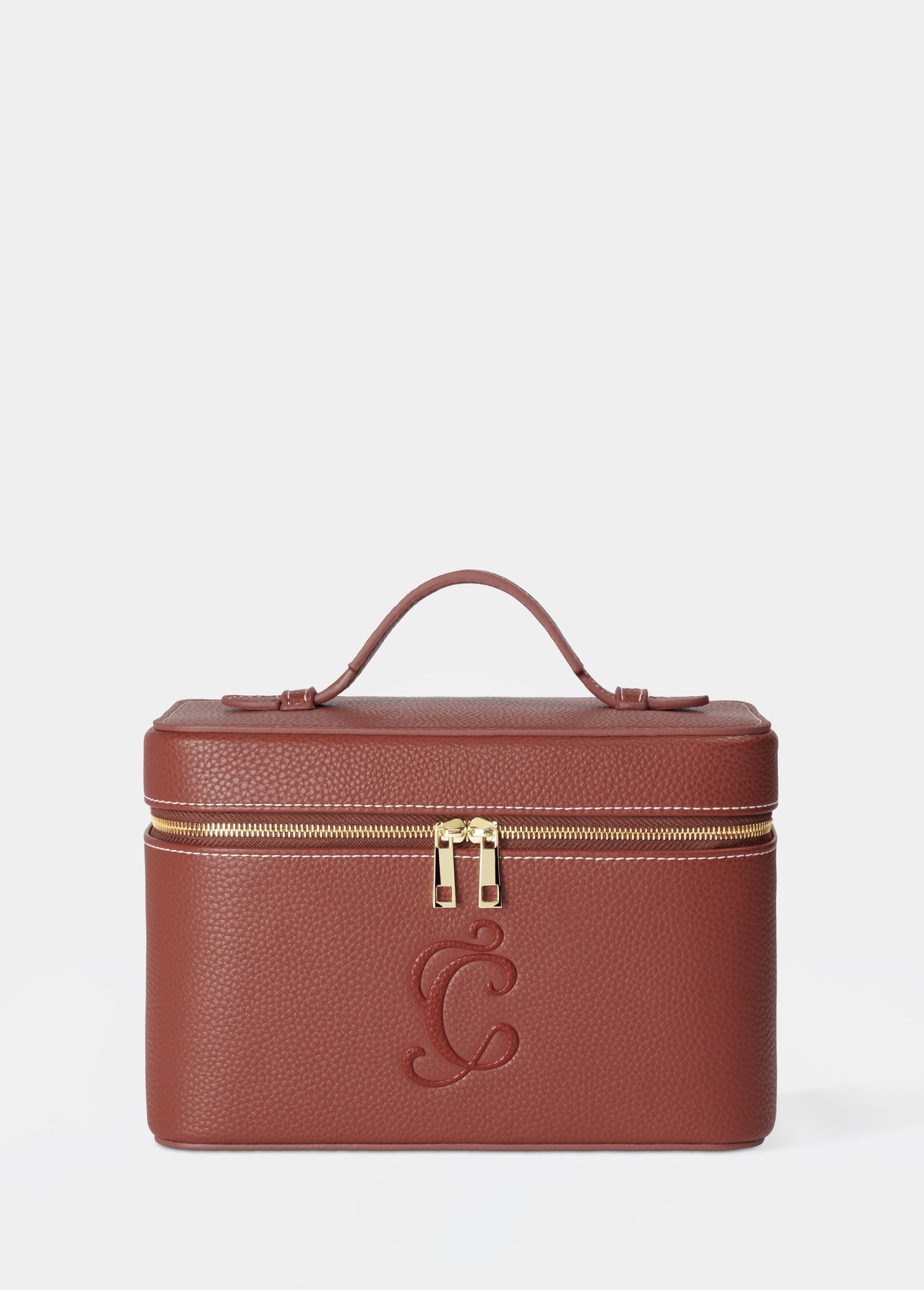 Mini Monogram Vanity Case Amber