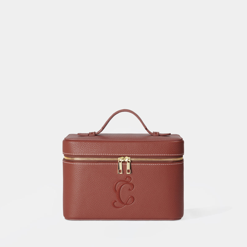Mini Monogram Vanity Case Amber