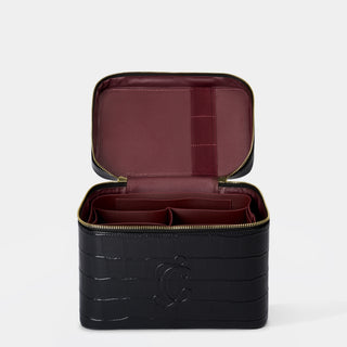 Croc Monogram Vanity Case Midnight