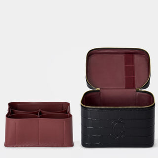 Croc Monogram Vanity Case Midnight