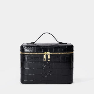 Croc Monogram Vanity Case Midnight