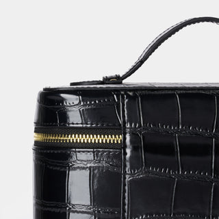 Croc Monogram Vanity Case Midnight