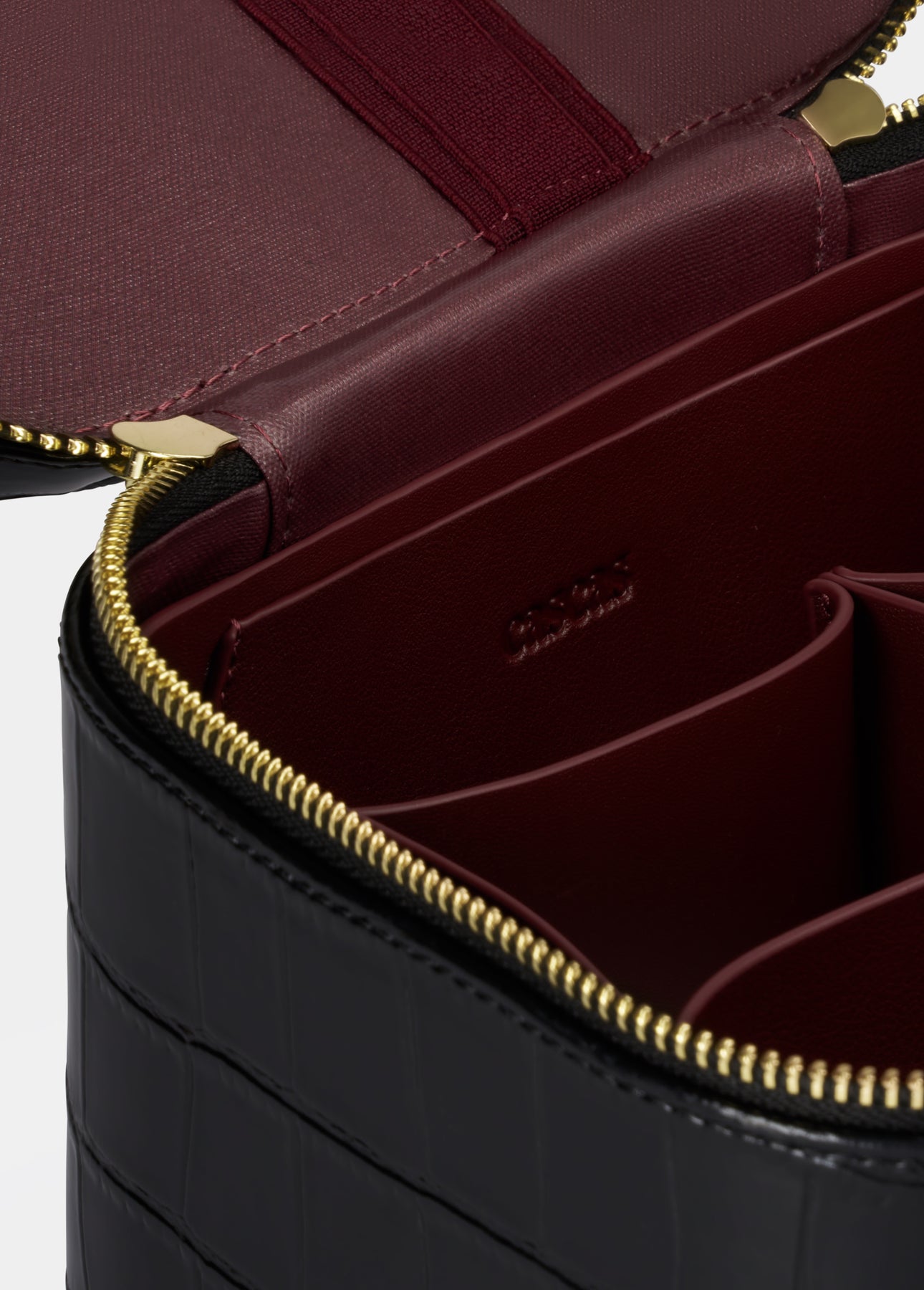 Croc Monogram Vanity Case Midnight