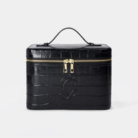 Croc Monogram Vanity Case Midnight