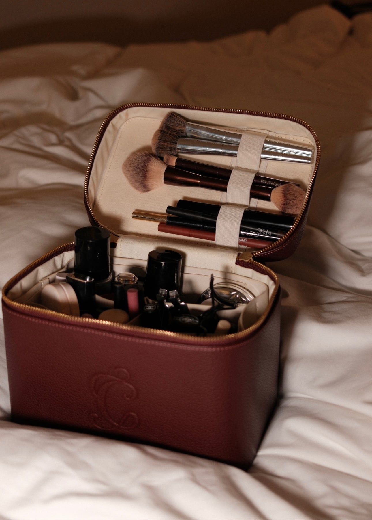 Monogram Vanity Case Rouge