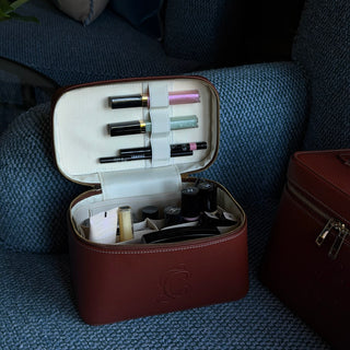 Mini Monogram Vanity Case Amber