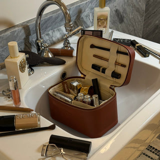 Mini Monogram Vanity Case Amber
